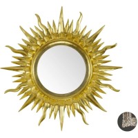 Зеркало 98х98 см серебро Migliore Солнышко 30993