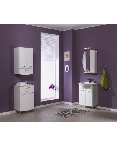 Зеркало со шкафом Aquanet Моника 60 186773 R Белое