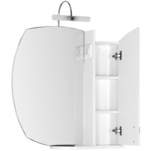 Зеркало со шкафом Aquanet Моника 75 R 186774 Белое