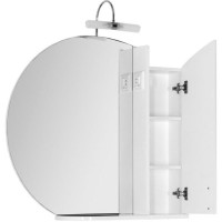Зеркало со шкафом Aquanet Моника 85 186775 R Белое