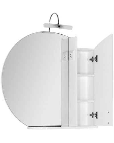 Зеркало со шкафом Aquanet Моника 85 186775 R Белое