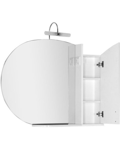 Зеркало со шкафом Aquanet Моника 105 186776 R Белое 186776