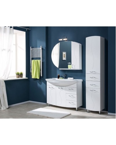 Зеркало со шкафом Aquanet Моника 105 186776 R Белое 186776