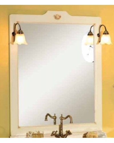 Зеркало 80x90 CEZARES Decorato Celeste Crema AL.SP.403