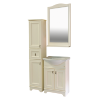 Лувр - 60 Зеркало в раме, слоновая кость О