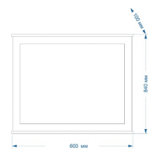 Марта - 60 Зеркало белое факт.