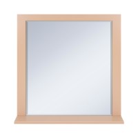 Сахара - 90 Зеркало в раме песочное с полкой