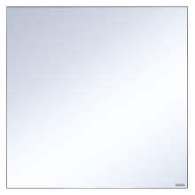 MARS - 80 Зеркало в черном матовом профиле