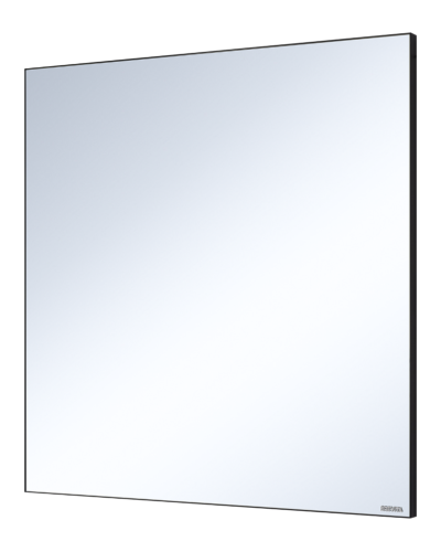 MARS - 80 Зеркало в черном матовом профиле