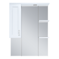 Дива - 85 Зеркало-шкаф со светом левое