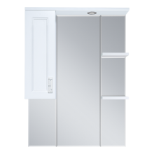 Дива - 85 Зеркало-шкаф со светом левое