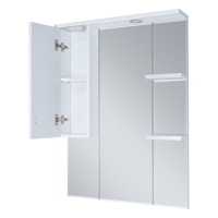 Дива - 85 Зеркало-шкаф со светом левое