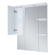 Дива - 85 Зеркало-шкаф со светом левое