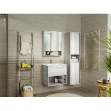 Кама - 75 Зеркало-шкаф с полочкой