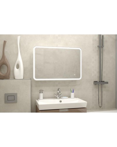 ТОКИО Зеркало-шкаф 900х530 с розеткой LED