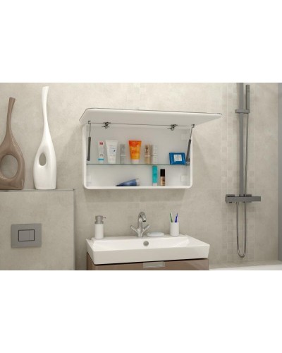 ТОКИО Зеркало-шкаф 900х530 с розеткой LED