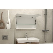 ТОКИО Зеркало-шкаф 900х530 с розеткой LED