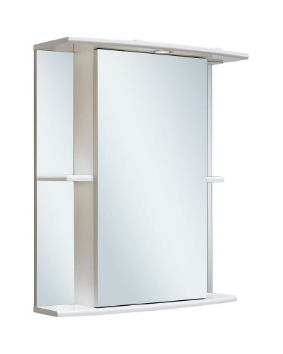 Зеркальный шкаф Runo Мадрид 60 R 00000000036 с подсветкой Белый
