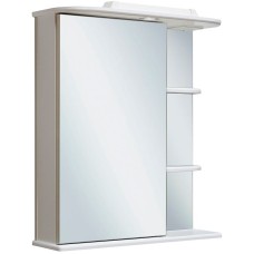 Зеркальный шкаф Runo Магнолия 60 L 00000000030 с подсветкой Белый