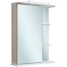 Зеркальный шкаф Runo Магнолия 50 L 00000000607 с подсветкой Белый