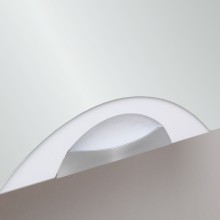 Зеркальный шкаф Runo Ибица 50 R 00000001075 с подсветкой Белый