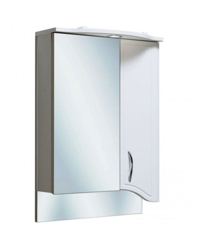 Зеркальный шкаф Runo Севилья 50 R 00000000799 с подсветкой Белый