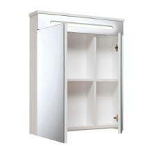 Зеркальный шкаф Runo Парма 60 00000001147 с подсветкой Белый