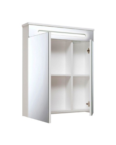 Зеркальный шкаф Runo Парма 60 00000001147 с подсветкой Белый