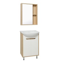 Зеркальный шкаф Runo Эко 52 УТ000001833 Лиственница