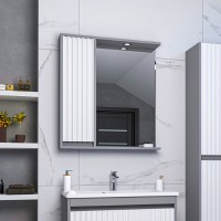 BALATON - 75 Зеркало-шкаф левый, комбинированный