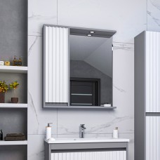 BALATON - 75 Зеркало-шкаф левый, комбинированный