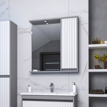 BALATON - 75 Зеркало-шкаф правый, комбинированный