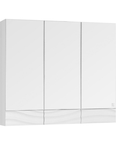 Зеркальный шкаф Style Line Вероника 80 Белый