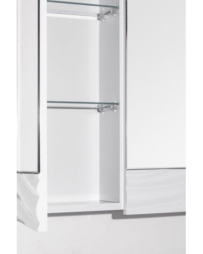 Зеркальный шкаф Style Line Вероника 80 Белый