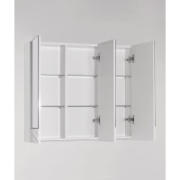 Зеркальный шкаф Style Line Вероника 80 Белый