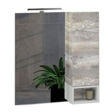 Зеркальный шкаф Comforty Турин 75 00004144198 Дуб бежевый