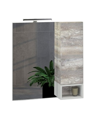 Зеркальный шкаф Comforty Турин 75 00004144198 Дуб бежевый