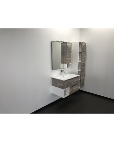 Зеркальный шкаф Comforty Турин 75 00004144198 Дуб бежевый