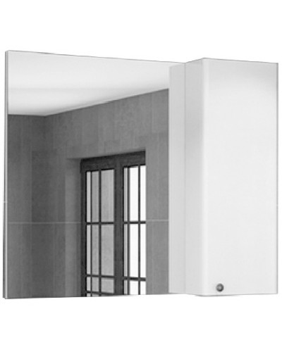 Зеркало со шкафом Comforty Амстердам 95 00004143986 Белый глянец