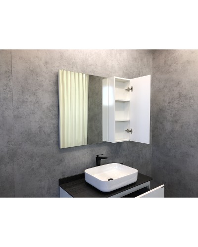 Зеркало со шкафом Comforty Амстердам 95 00004143986 Белый глянец