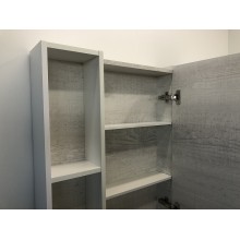 Зеркальный шкаф Comforty Прага 60 00004147599 Дуб белый