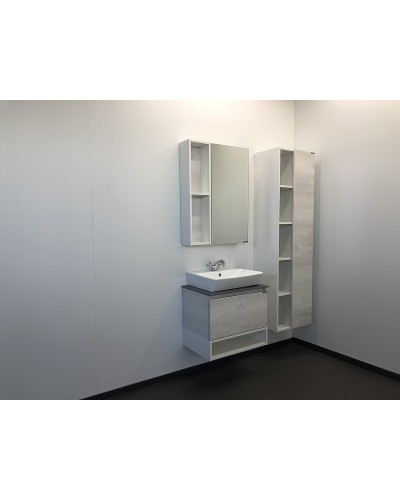 Зеркальный шкаф Comforty Прага 60 00004147599 Дуб белый