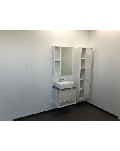 Зеркальный шкаф Comforty Прага 60 00004147599 Дуб белый