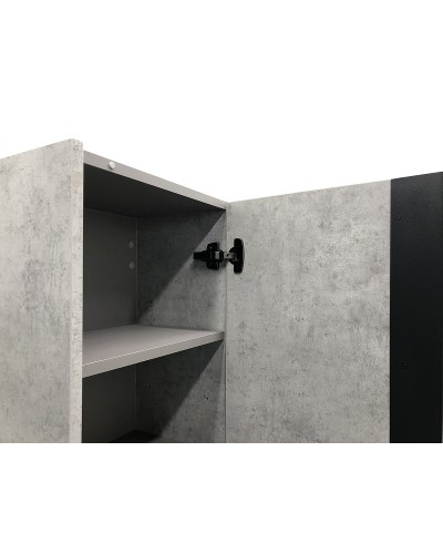 Зеркало со шкафом Comforty Эдинбург 90 00004147981 Бетон светлый