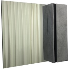 Зеркало со шкафом Comforty Эдинбург 90 00004147981 Бетон светлый