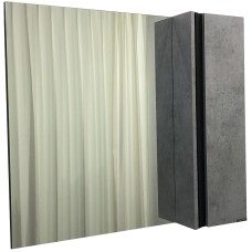 Зеркало со шкафом Comforty Эдинбург 90 00004147981 Бетон светлый