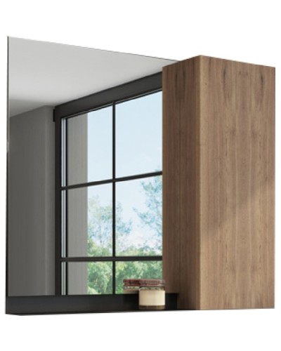 Зеркало со шкафом Comforty Кельн 90 00004147987 Дуб темный