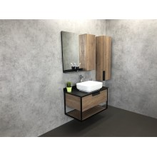 Зеркало со шкафом Comforty Кельн 90 00004147987 Дуб темный