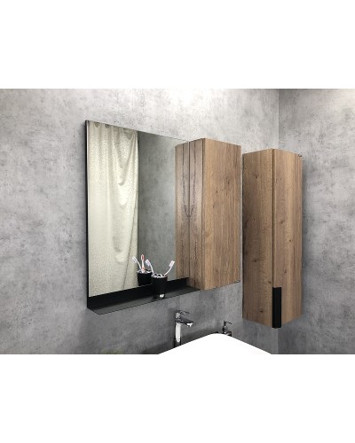 Зеркало со шкафом Comforty Кельн 90 00004147987 Дуб темный