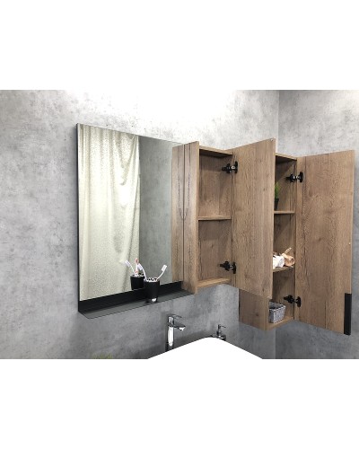 Зеркало со шкафом Comforty Кельн 90 00004147987 Дуб темный